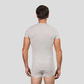 تيشرت داخلي نصف كم برقبة دائرية